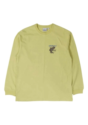 Gramicci frog-print long-sleeve T-shirt - Yellow