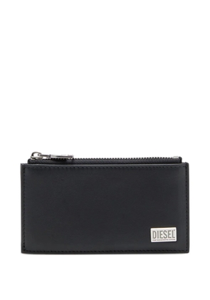 Diesel logo-plaque cardholder - Black