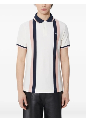 Barbour striped cotton polo shirt - White