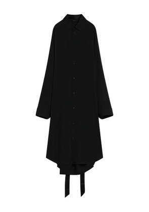 Balenciaga lace-up back dress - Black