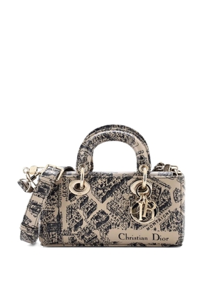 Christian Dior Pre-Owned Lady D-Joy Bag Printed Leather Small satchel - Black