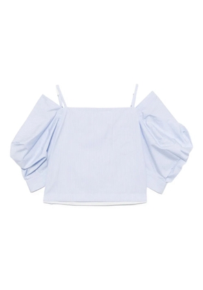 sacai striped top - BLUE STRIPE