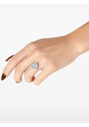 Jewels Aficionado 18K white gold diamond ring - Silver