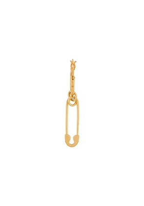 True Rocks safety hoop earrings - Gold