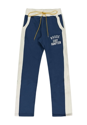 RHUDE side-stripe track pants - Blue