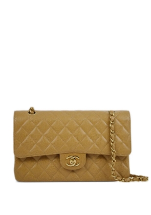 CHANEL Pre-Owned 2002 medium Classic Double Flap shoulder bag - Neutrals