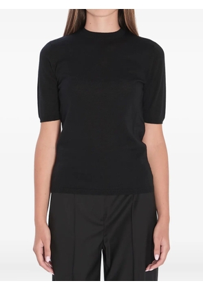 Max Mara ribbed wool T-shirt - Black