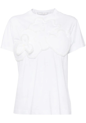 Comme des Garçons TAO floral-embellished T-shirt - White