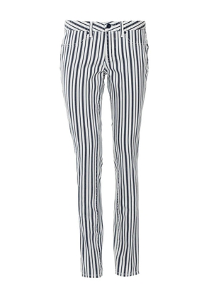 Tory Burch striped trousers - White