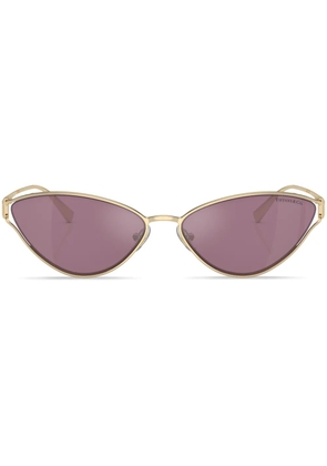 Tiffany & Co Eyewear cat-eye frame tinted-lenses sunglasses - Gold