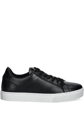Marc O'Polo leather lace-up sneakers - Black