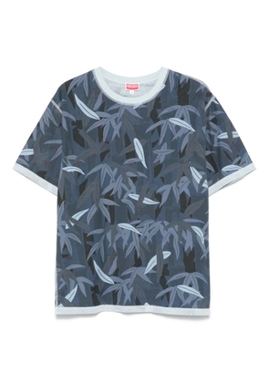 Kenzo Chiku-Rin Camo-print T-shirt - Blue
