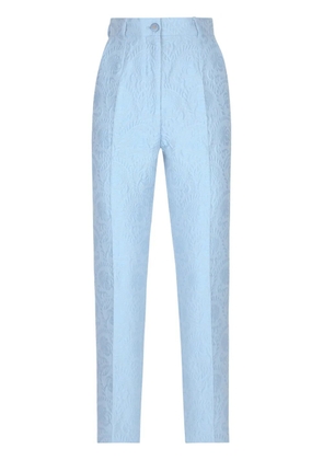 Dolce & Gabbana DNA jacquard tailored trousers - Blue