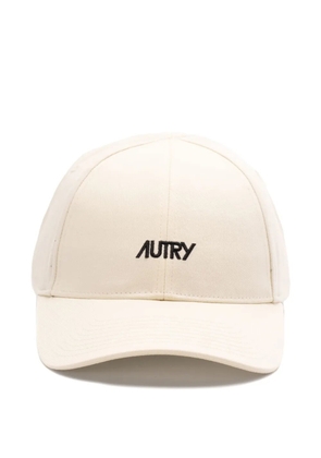 Autry logo-embroidered cap - Neutrals