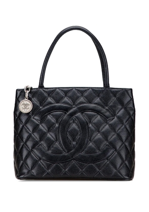 CHANEL Pre-Owned 1997-1999 Caviar Medallion tote bag - Black