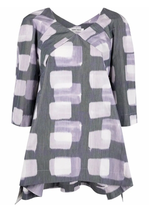 Henrik Vibskov Flux printed blouse - Grey