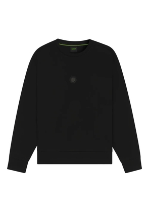 HUGO logo-patch sweatshirt - Black