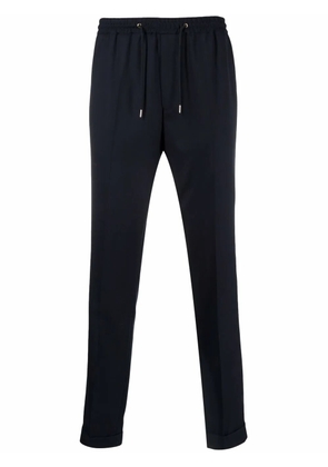 Paul Smith drawstring tapered trousers - Blue