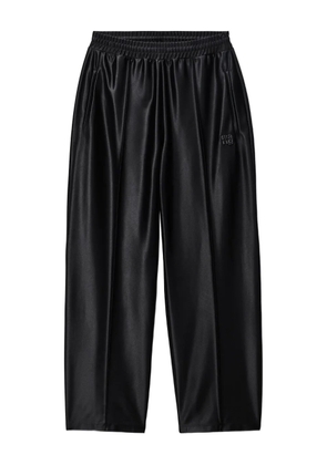 Alexander Wang satin track pants - Black