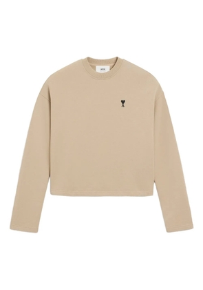 AMI Paris Ami de Coeur cotton sweatshirt - Neutrals