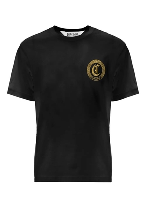 Just Cavalli logo-plaque T-shirt - Black