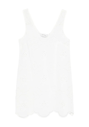 Matteau broderie tank dress - White