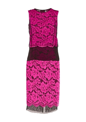 SANDRO Pre-owned floral-lace skirt (set of two) - Purple