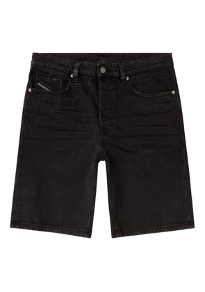 Diesel logo-patch shorts - Black