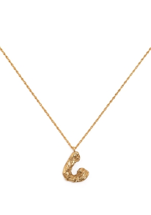 LOVENESS LEE C Alphabet necklace - Gold