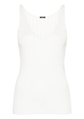 JOSEPH Satiny tank top - White