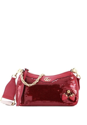 Gucci Pre-Owned Strawberry Ophidia Shoulder Bag Sequins Small crossbody bag - Red