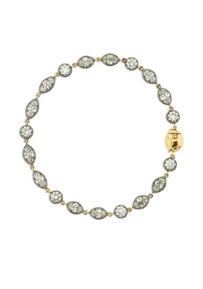 Jewels Aficionado 18K yellow gold multi-cut diamond bracelet