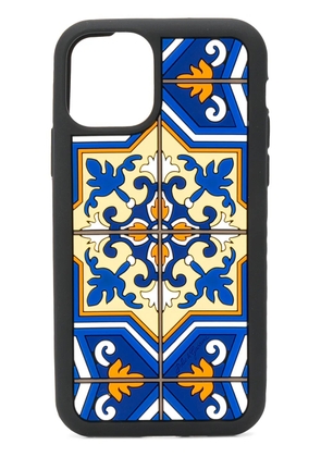 Dolce & Gabbana iPhone 11 Pro tile-print case - Black