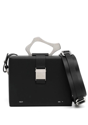 HELIOT EMIL Box leather shoulder bag - Black
