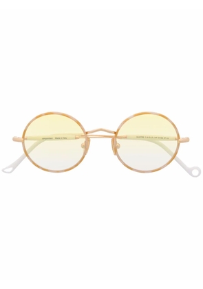 Eyepetizer Quatre round-frame sunglasses - Yellow