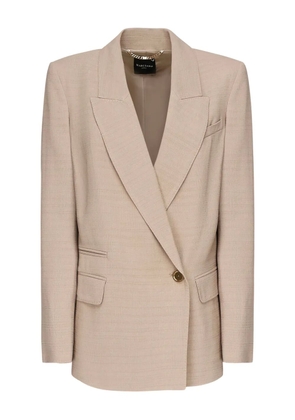 MARCIANO by GUESS double-breasted gold-button blazer - Neutrals