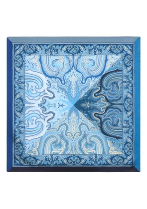 ETRO patterned-jacquard pocket square - Blue