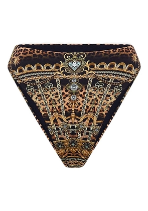 Camilla Masked Moonlight high-waisted bikini bottoms - Neutrals