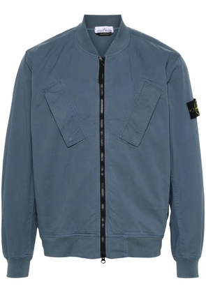 Stone Island Compass-badge bomber jacket - Blue