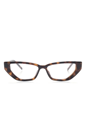 Gucci Eyewear tortoiseshell-effect glasses - Blue