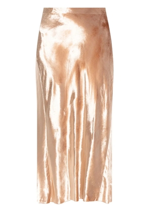 Tory Burch velvet midi skirt - Pink
