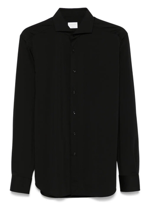 Xacus spread-collar shirt - Black
