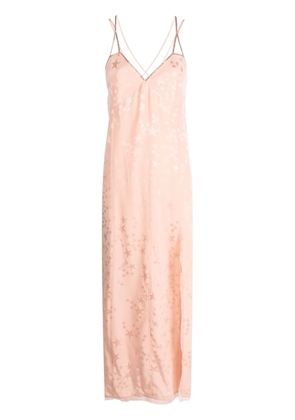 Zadig&Voltaire Rohal star-jacquard silk dress - Pink