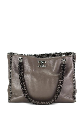 CHANEL Pre-Owned limited edition fringed tote bag - Brown