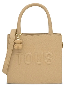 TOUS embossed-logo tote bag - Neutrals