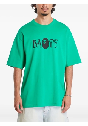 A BATHING APE® screen-print logo T-shirt - Green