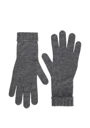 Dolce & Gabbana ribbed-cuff gloves - Grey