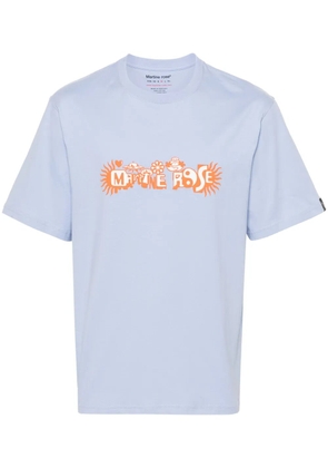 Martine Rose logo-print cotton T-shirt - Blue