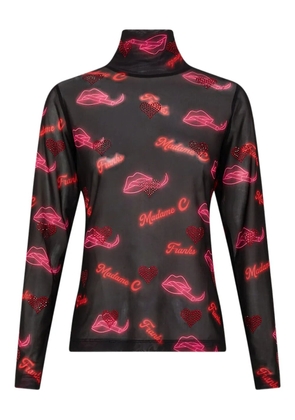 Camilla Electric Loveland turtleneck blouse - Black