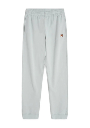 Maison Kitsuné logo-patch trousers - Grey